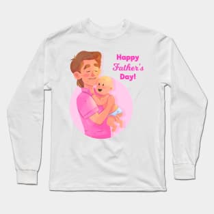 happy fathers day - father and son Long Sleeve T-Shirt